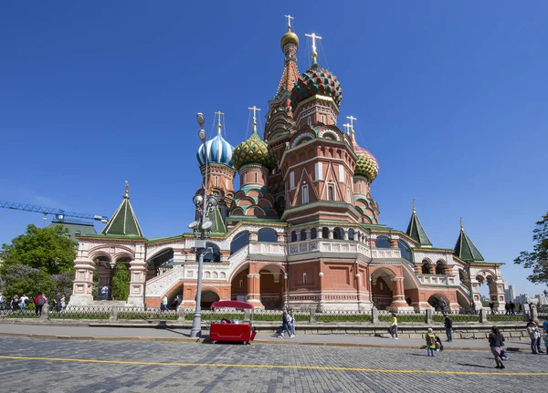 Moscow Russia May 2018 Saint Basil Cathedral Temple Basil Blessed — Stock Photo, Image