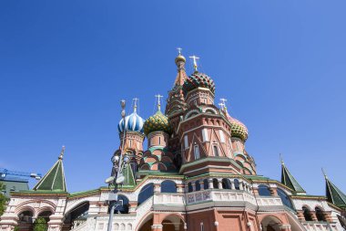 Saint Basil Katedrali (Tapınak, fesleğen mübarek), Kızıl Meydan, Moskova, Rusya Federasyonu   