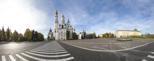 Moscova Rusia Octombrie 2018 Moscow Kremlin Russia Vizualizare Panoramică — Fotografie, imagine de stoc