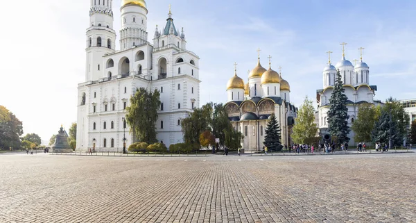 Moscow Russia October 2018 Moscow Kremlin Russia Day Panoramic View — Stock Photo, Image