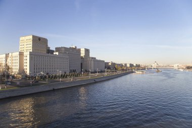 Savunma Bakanlığı Rusya Federasyonu (Minoboron)--ana bina yönetim organı, Rus silahlı kuvvetleri var. Moscow, Rusya Federasyonu  