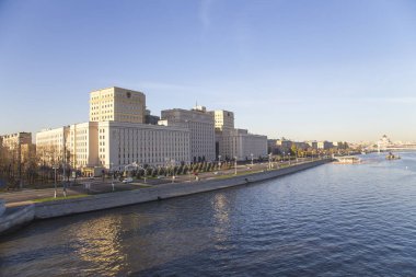 Savunma Bakanlığı Rusya Federasyonu (Minoboron)--ana bina yönetim organı, Rus silahlı kuvvetleri var. Moscow, Rusya Federasyonu  