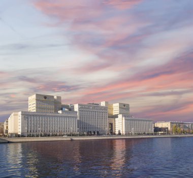 Savunma Bakanlığı Rusya Federasyonu (Minoboron)--ana bina yönetim organı, Rus silahlı kuvvetleri var. Moscow, Rusya Federasyonu  