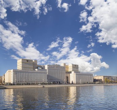 Savunma Bakanlığı Rusya Federasyonu (Minoboron)--ana bina yönetim organı, Rus silahlı kuvvetleri var. Moscow, Rusya Federasyonu  