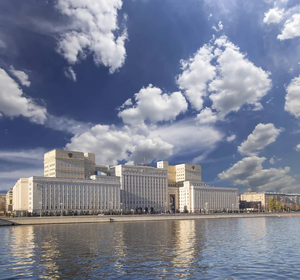Κεντρικό Κτίριο Του Υπουργείου Εθνικής Άμυνας Της Ρωσικής Ομοσπονδίας Minoboron — Φωτογραφία Αρχείου