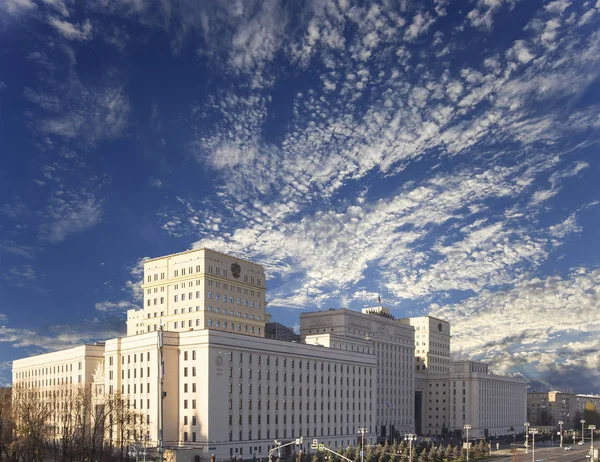 Das Hauptgebäude Des Verteidigungsministeriums Der Russischen Föderation Minoboron Ist Das — Stockfoto