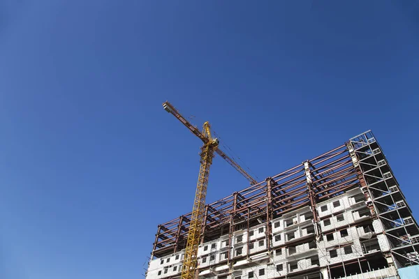 Multi Storey Building Construction New Residential Complex Moscow Russia — Stock Photo, Image