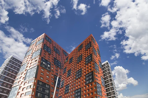 Multi Storey Building Construction New Residential Complex Sky Moscow Russia — Stock Photo, Image