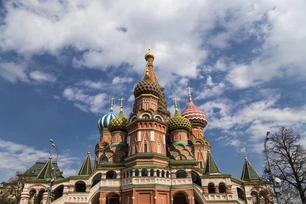 Saint Basil Cathedral Temple Basil Blessed Red Square Moscow Russia — Stock Photo, Image