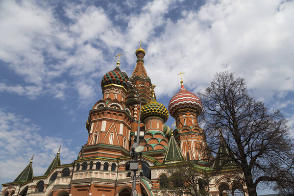 Saint Basil cathedral ( Temple of Basil the Blessed), Red Square, Moscow, Russia