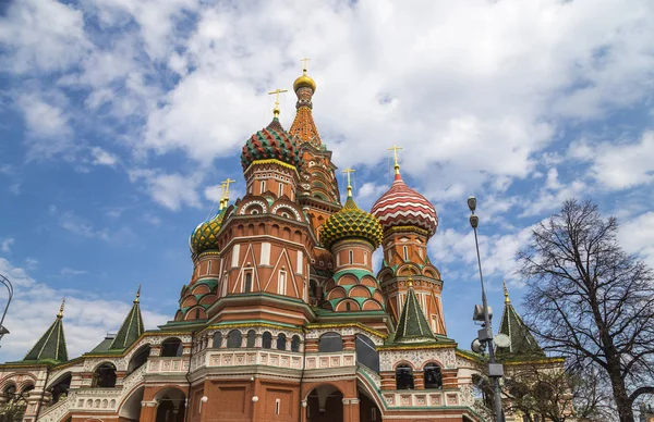 Katedrála Saint Basil Chrám Bazalky Požehnaný Rudé Náměstí Moskva Rusko — Stock fotografie