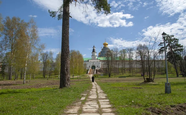 Воскресенский Монастырь Воскресенский Монастырь Новоиерархический Монастырь Новоиерусалимский Монастырь Крупный Монастырь — стоковое фото