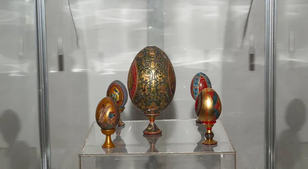 Moscow Region Russia May 2012 Easter Eggs Resurrection Monastery Voskresensky — Stock Photo, Image
