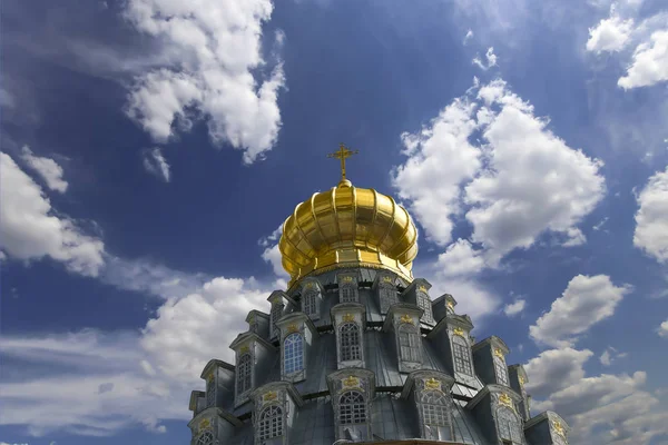 Klasztor Zmartwychwstania Voskresensky Klasztor Klasztor Novoiyerusalimsky Lub Nowe Jeruzalem Jest — Zdjęcie stockowe