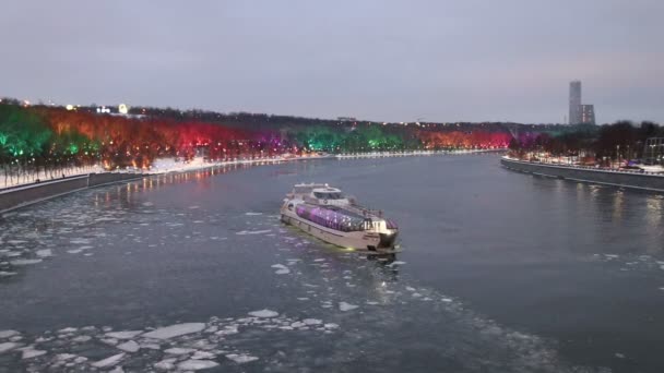 Moscú Rusia Enero 2019 Decoración Navidad Festivos Año Nuevo Moscú — Vídeos de Stock