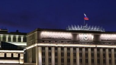Ana bina nınbenimle gece--Rus Federation(Minoboron) savunma, therussian silahlı kuvvetleri yönetim organıdır. Moscow, Rusya Federasyonu 