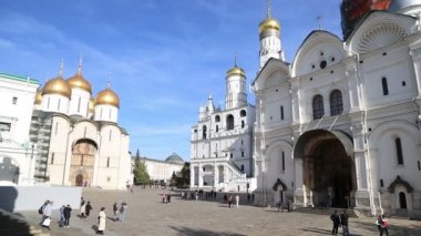Moskova, Rusya 16 Ekim 2018: Moskova Kremlin, Rusya (gün içinde)