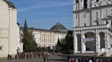 Moskova, Rusya 16 Ekim 2018: Moskova Kremlin, Rusya (gün içinde)