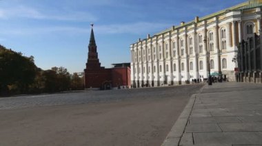 Moskova, Rusya 16 Ekim 2018: Moskova Kremlin, Rusya (gün içinde)
