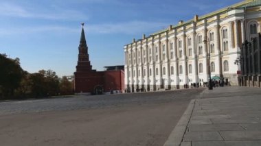 Moskova, Rusya 16 Ekim 2018: Moskova Kremlin, Rusya (gün içinde)