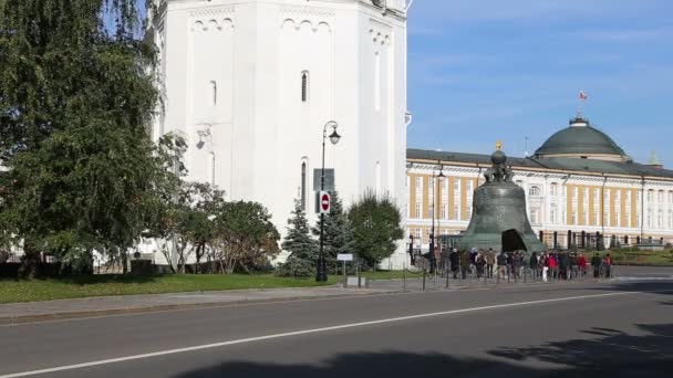 Moskau Russland Oktober 2018 Inneren Von Moskau Kremlin Russland Tag — Stockvideo