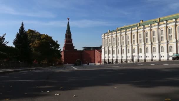 モスクワ クレムリン ロシア 日の内側 — ストック動画