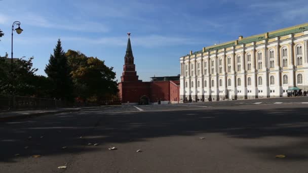 Dentro Moscou Kremlin Rússia Dia — Vídeo de Stock