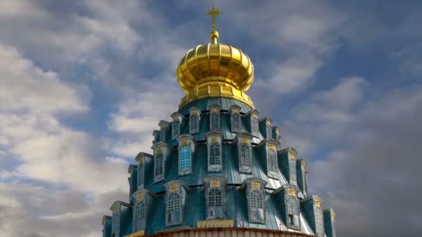 Uppståndelsen Monastery Voskresensky Monastery Novoiyerusalimsky Monastery New Jerusalem Monastery Mot — Stockvideo