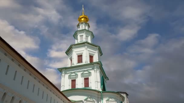 Resurrection Monastery Voskresensky Monastery Novoiyerusalimsky Monastery New Jerusalem Monastery Sky — Stock Video