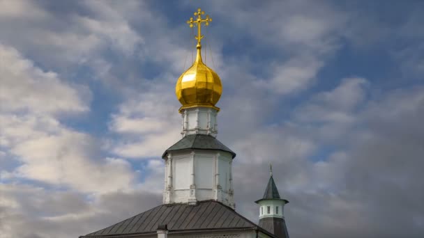 Zmartwychwstanie Monastery Voskresensky Monastery Novoiyerusalimsky Monastery New Jerusalem Monastery Tle — Wideo stockowe