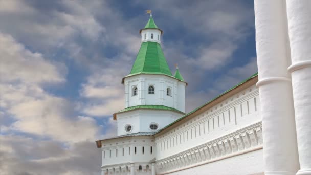 Opstanding Monastery Voskresensky Monastery Novoiyerusalimsky Monastery New Jerusalem Monastery Tegen — Stockvideo
