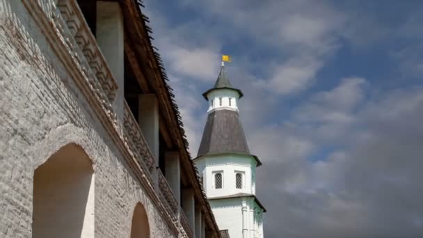 Zmartwychwstanie Monastery Voskresensky Monastery Novoiyerusalimsky Monastery New Jerusalem Monastery Tle — Wideo stockowe