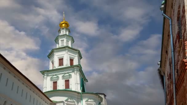 Monasterio Resurrección Monasterio Voskresensky Monasterio Novoiyerusalimsky Monasterio Nueva Jerusalén Contra — Vídeo de stock