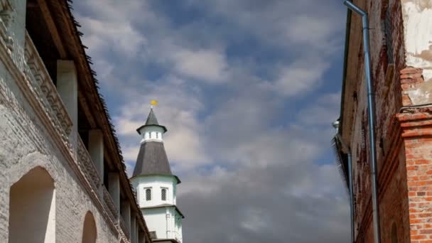 Воскресіння Monastery Voskresensky Monastery Novoiyerusalimsky Monastery New Jerusalem Monastery Проти — стокове відео