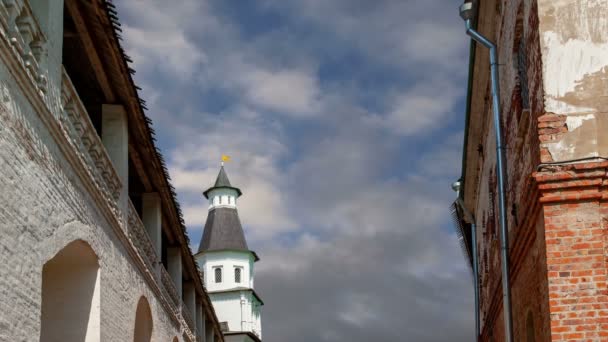 Monasterio Resurrección Monasterio Voskresensky Monasterio Novoiyerusalimsky Monasterio Nueva Jerusalén Contra — Vídeo de stock