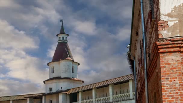 Monasterio Resurrección Monasterio Voskresensky Monasterio Novoiyerusalimsky Monasterio Nueva Jerusalén Contra — Vídeo de stock