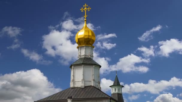 Resurrection Monastery Voskresensky Monastery Novoiyerusalimsky Monastery New Jerusalem Monastery Sky — Stock Video