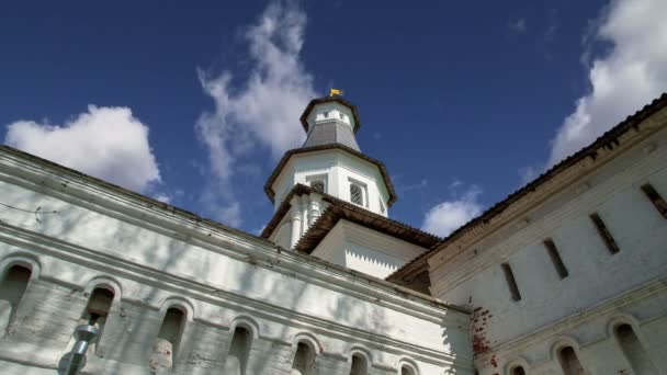 Resurrection Monastery Voskresensky Monastery Novoiyerusalimsky Monastery New Jerusalem Monastery Sky — Stock Video