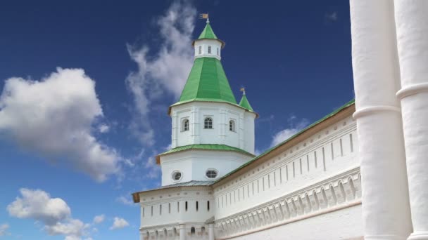 Opstanding Monastery Voskresensky Monastery Novoiyerusalimsky Monastery New Jerusalem Monastery Tegen — Stockvideo