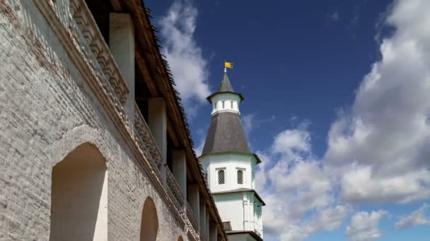 Auferstehungskloster Voskresensky Kloster Novoiyerusalimsky Kloster Oder Neues Jerusalem Kloster Gegen — Stockvideo