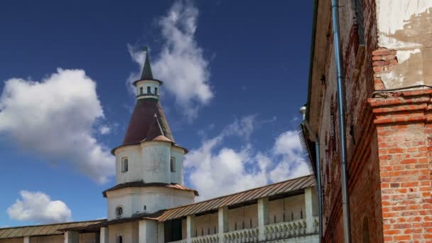 Resurrection Monastery Voskresensky Monastery Novoiyerusalimsky Monastery New Jerusalem Monastery Sky — Stock Video