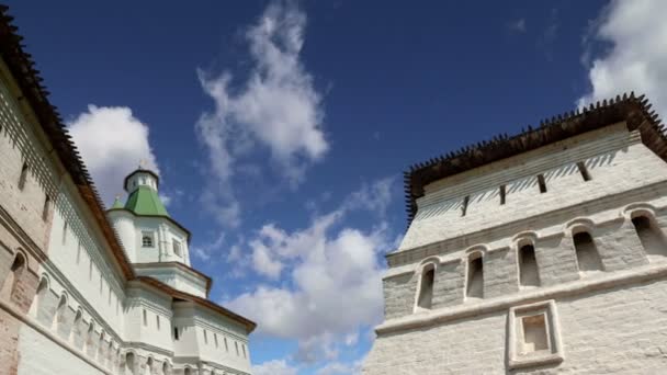 Воскресіння Monastery Voskresensky Monastery Novoiyerusalimsky Monastery New Jerusalem Monastery Проти — стокове відео