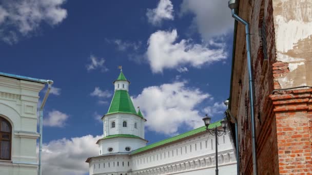 Feltámadás Monastery Voskresensky Monastery Novoiyerusalimsky Monastery New Jerusalem Monastery Ellen — Stock videók