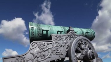 Çar topu gökyüzüne, Moskova Kremlin, Rusya--karşı bir büyük, Moskova Kremlin gerekçesiyle ekranda 5,94 metreden (19,5) uzun savaş topu  