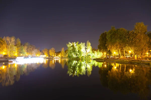 Gorky Park Central Park Culture Rest Pond One Main Citysights — Stock Photo, Image