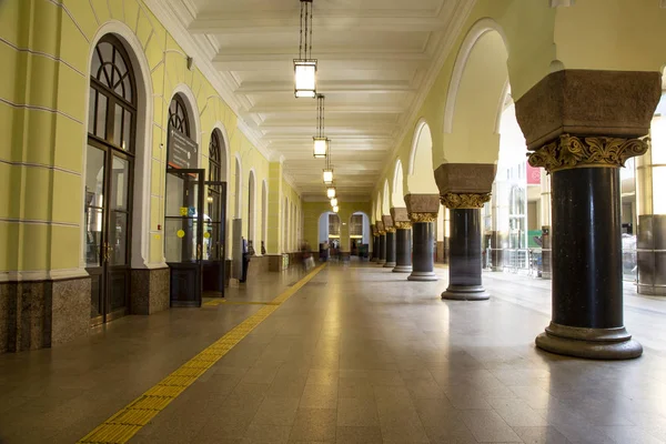 Moscow Russia June 2015 Interior Yaroslavsky Railway Station Moscow Russia — Stock Photo, Image