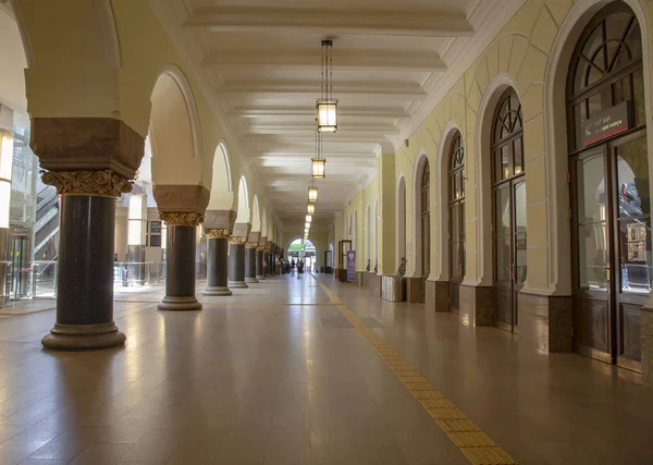 Moscow Russia June 2015 Interior Yaroslavsky Railway Station Moscow Russia — Stock Photo, Image