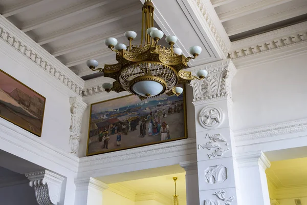 Moscú Rusia Junio 2015 Interior Estación Tren Yaroslavsky Moscú Rusia — Foto de Stock