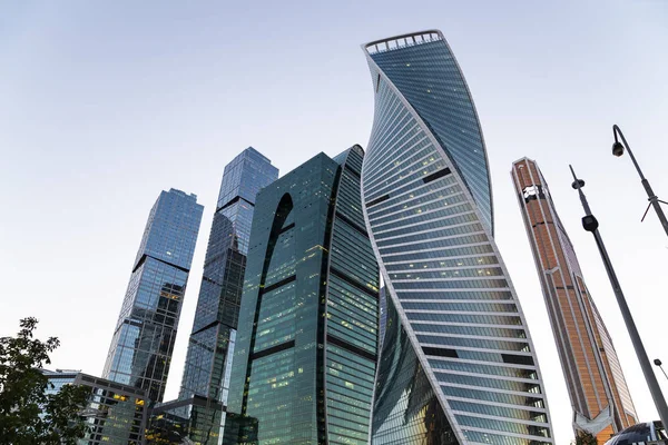 Mrakodrapy Mezinárodního Obchodního Centra Město Moskva Rusko — Stock fotografie