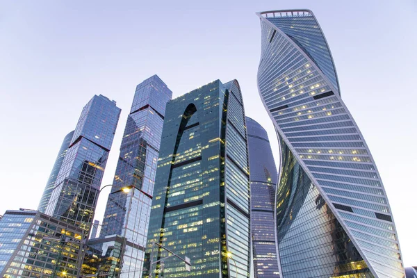 国際ビジネス センター モスクワ ロシアの高層ビル — ストック写真